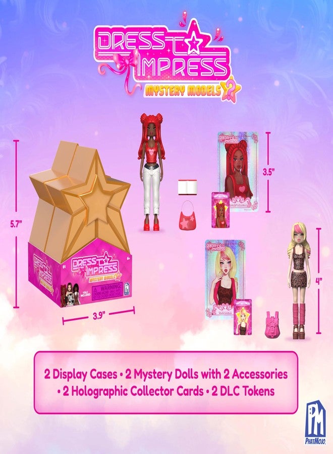 PhatMojo Dress to Impress - Mystery Model Minifigure 2-Pack (4" Tall, Series 1) [Includes DLC] - Image 4